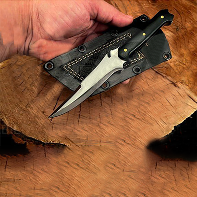 Handmade RE4 Jack Krauser knife With Leather Sheath - Jayger